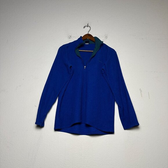 Patagonia Other - VTG Patagonia Capilene Sweater Men M Blue Outerwear Full Zip Fleece Gorpcore